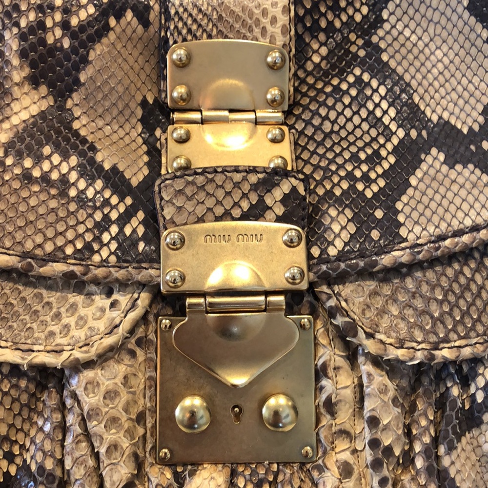 🎉HP🎉 Miu Miu Python purse - Picture 3 of 10